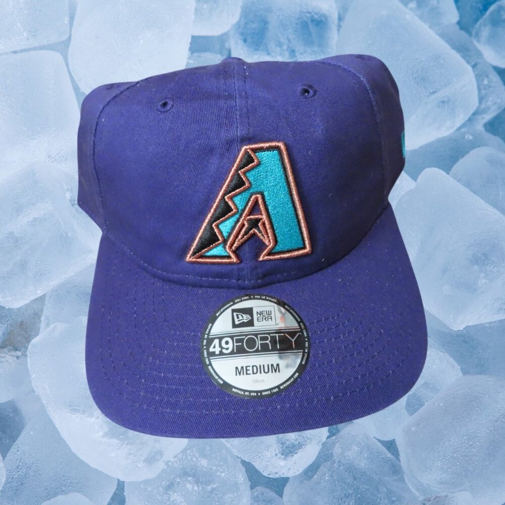 Arizona Diamondbacks New Era 49FORTY Hat Purple 1998 Cooperstown Collection M
